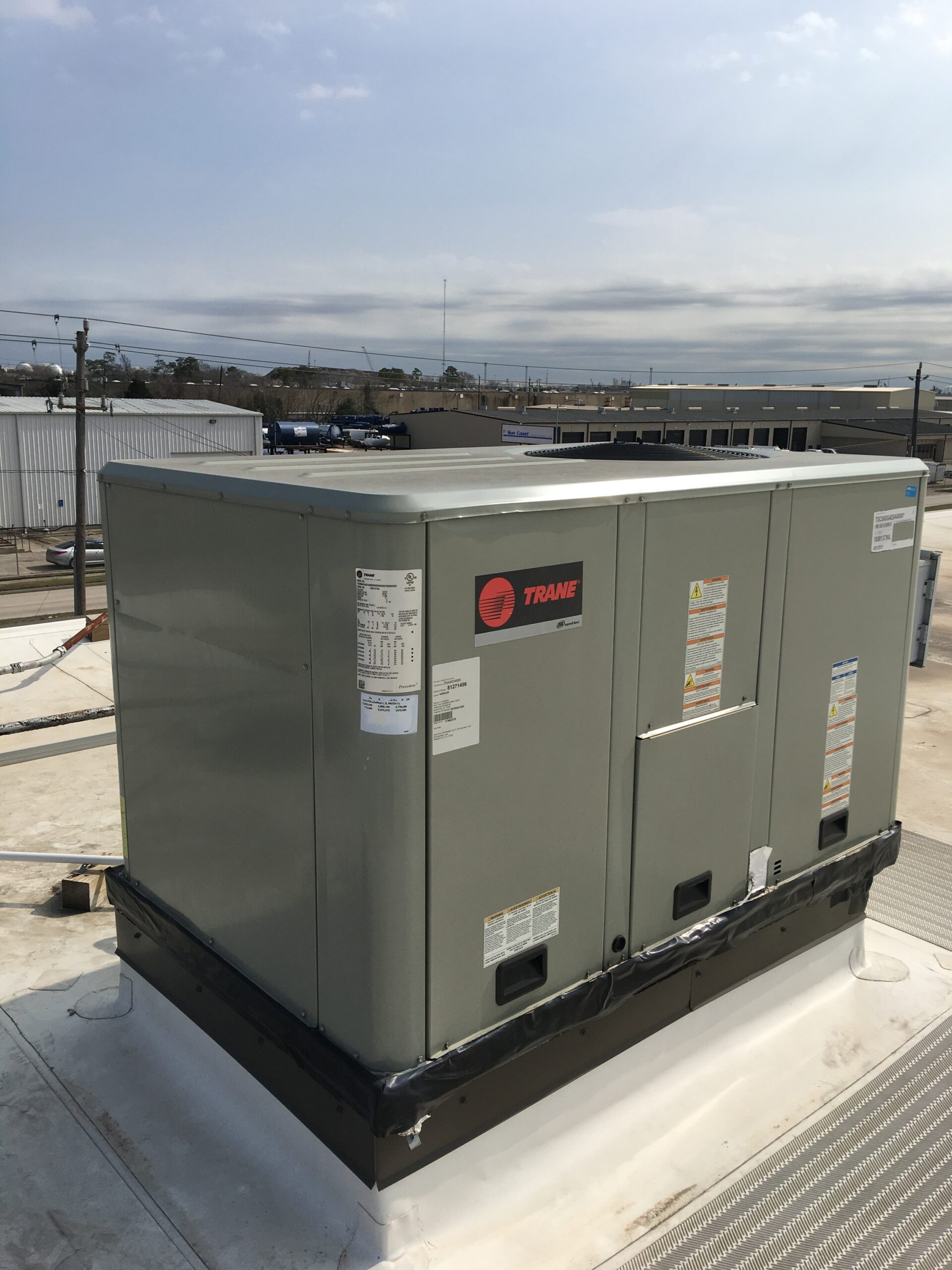Large commercial Trane Houston