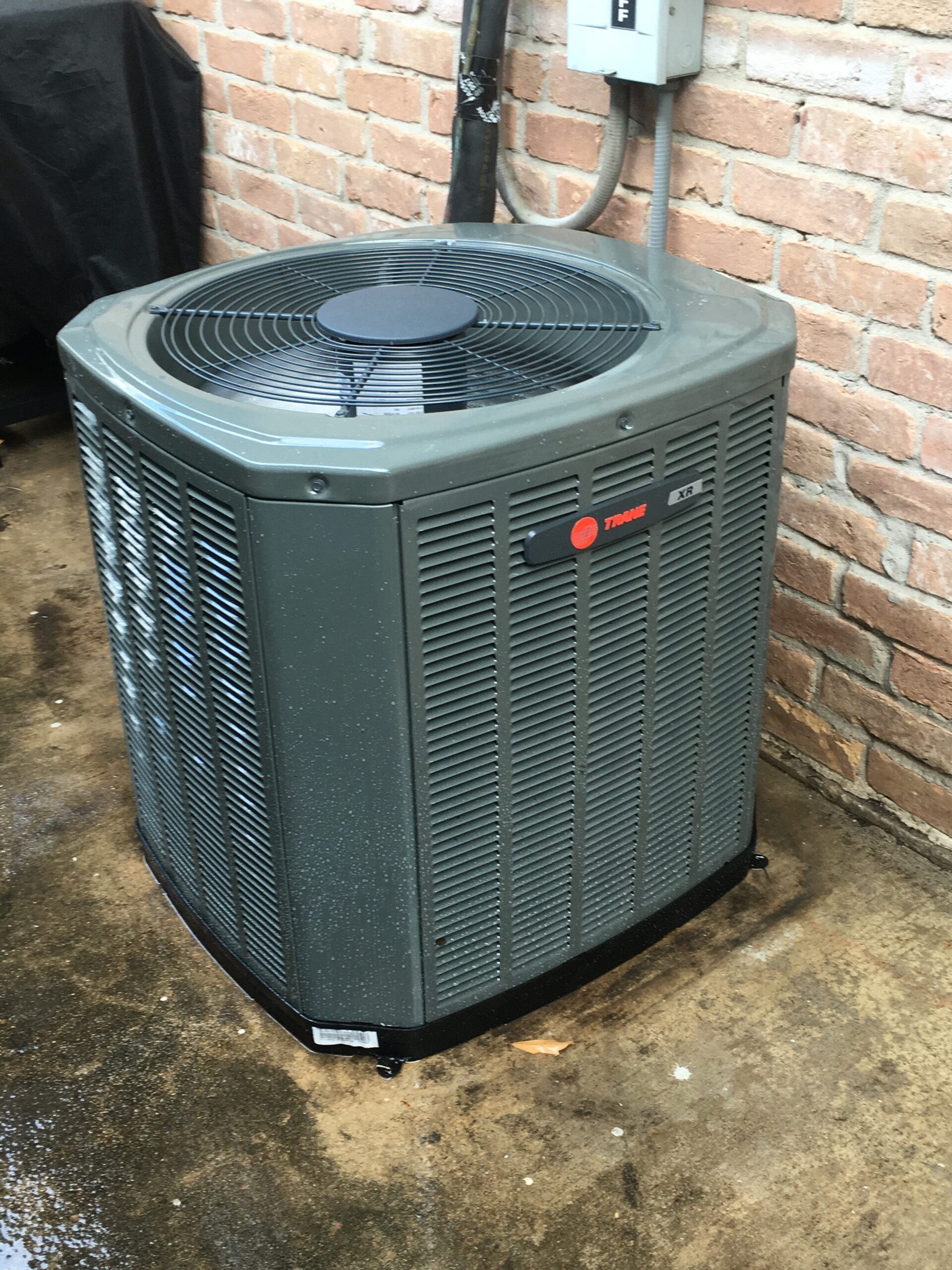 Trane condenser installation Houston